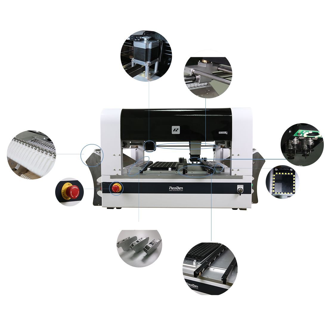 Low cost pick and place PCB assembly automation machine
